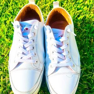 Duca Del Cosma Spikeless golf shoes w size 7Italian  leather and weather proof